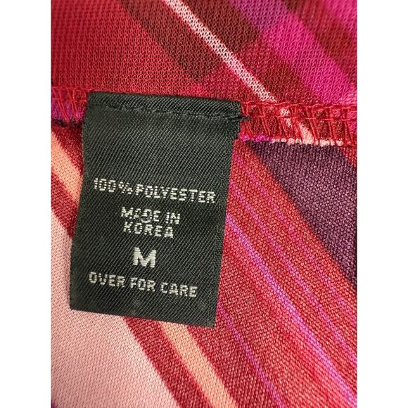 Express Skirt Women's Medium Red Pink Plaid A-Line Classic Academia preppy Flaw - Picture 6 of 13